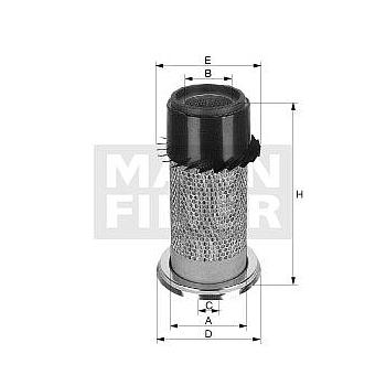 FILTRO AIRE MANN C 28 357