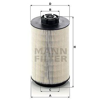 FILTRO ACEITE MANN PU 1058X