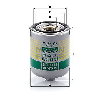 FILTRO SECADOR MANN TB 1394/3 X