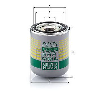 FILTRO SECADOR MANN TB 1394/5 X