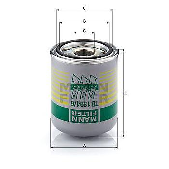 FILTRO SECADOR MANN TB 1394/6 X
