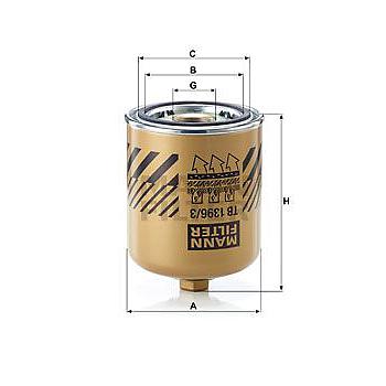 FILTRO SECADOR MANN TB 1396/3 X