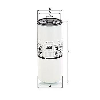 FILTRO ACEITE ACEITE MANN W 11 025