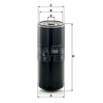 FILTRO ACEITE ACEITE MANN W 11 102/28