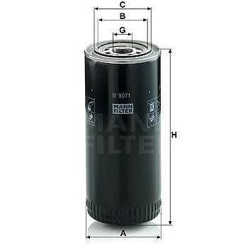 FILTRO ACEITE ACEITE MANN W 9071