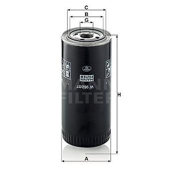 FILTRO ACEITE ACEITE MANN W 962/53