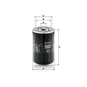 FILTRO ACEITE ACEITE/SISTEMA HIDRÁULICO MANN WD 940/2