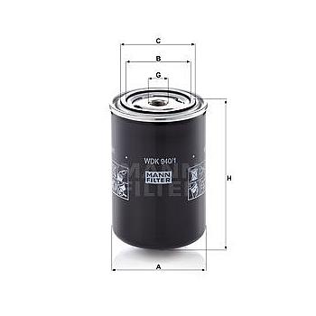 FILTRO COMBUSTIBLE MANN WDK 940/1