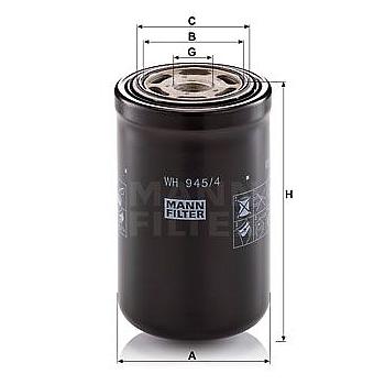 FILTRO ACEITE MANN WH 945/4