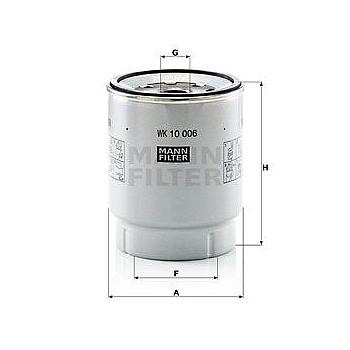 FILTRO COMBUSTIBLE MANN WK 10 006 Z