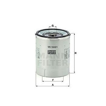 FILTRO COMBUSTIBLE MANN WK 1040/1 X