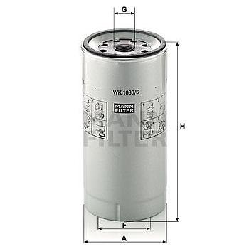 FILTRO COMBUSTIBLE MANN WK 1080/6 X
