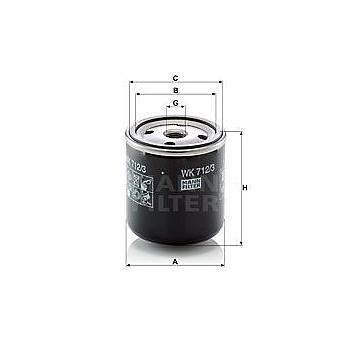 FILTRO COMBUSTIBLE MANN WK 712/3