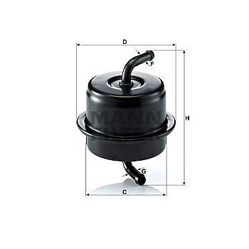 FILTRO COMBUSTIBLE MANN WK 76