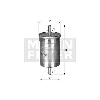 FILTRO COMBUSTIBLE MANN WK 78/2