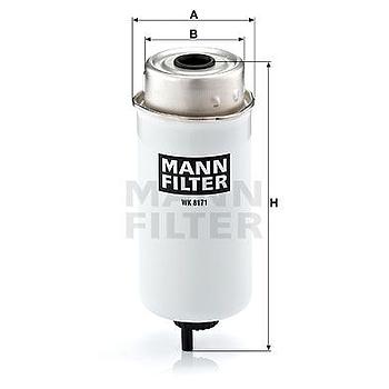 FILTRO COMBUSTIBLE MANN WK 8171