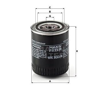 FILTRO COMBUSTIBLE MANN WK 930/5