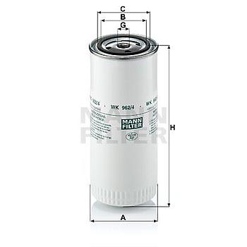 FILTRO COMBUSTIBLE MANN WK 962/4