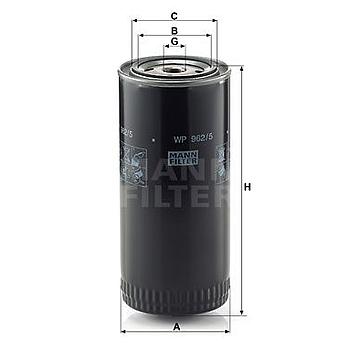 FILTRO ACEITE MANN WP 962/5