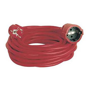 PROLONGADOR CABLE BIPOLAR 3x1,5mm. 15 Mts. ROJO