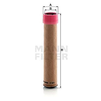 FILTRO AIRE COMPLEMENTARIO MANN CF 65/2