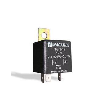 RELE INTERMITENCIA ELECTRONICA MINI 12 V. CON SOPORTE MAHLE MFL16