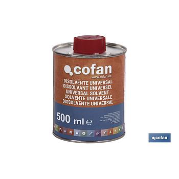 Disolvente Universal Cofan | Envase 500ml | Para Sintéticos