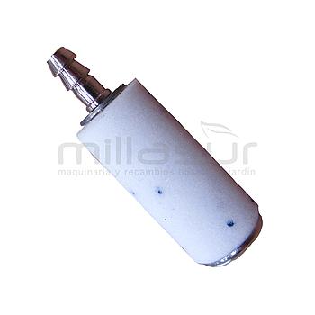 FILTRO GASOLINA METALICO 3.5 mm.