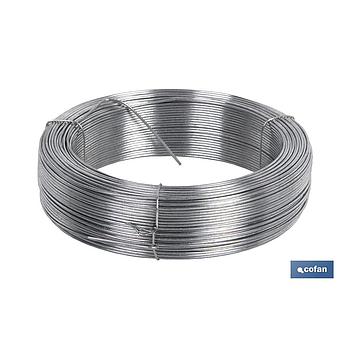 ROLLO ALAMBRE GALVANIZADO 1KG (1.8mm x 50m) Nº12