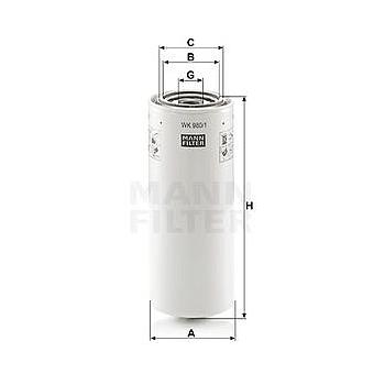 FILTRO COMBUSTIBLE MANN WK 980/1
