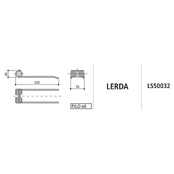 MUELLE EMPACADORA LERDA LS50032