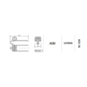 MUELLE AUTOCARGADOR AEBI LS70030