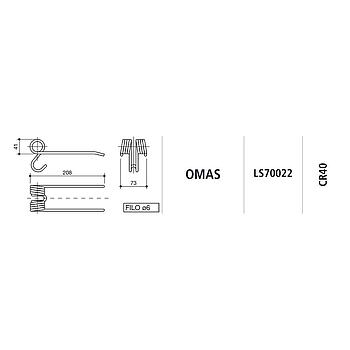 MUELLE AUTOCARGADOR OMAS LS70022