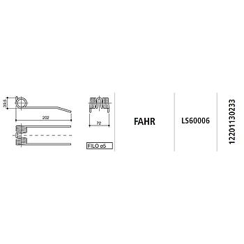 MUELLE ROTOEMPACADORA FAHR LS60006