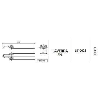 MUELLE RASTRILLO LAVERDA RV6 LS10022