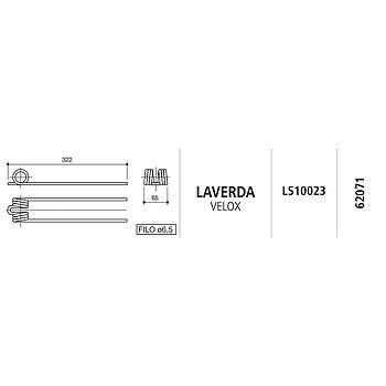 MUELLE RASTRILLO LAVERDA VELOX LS10023