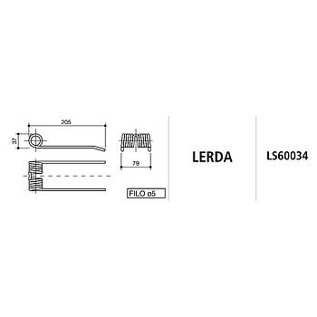 MUELLE ROTOEMPACADORA LERDA LS60034