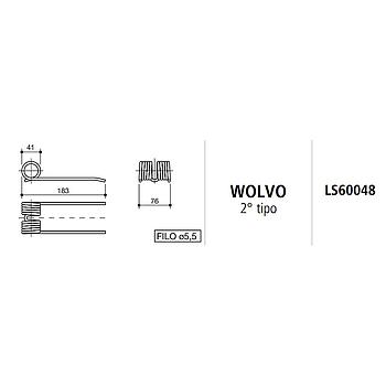 MUELLE ROTOEMPACADORA WOLVO 2º TIPO LS60048