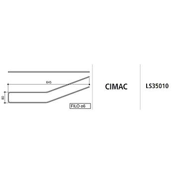 MUELLE RASTRILLO CIMAC LS35010