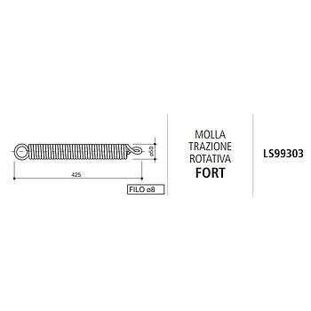 MUELLE TRACCION ROTATIVA FORT LS99303