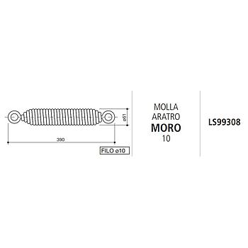 MUELLE TRACCION ARADO MORO 10 LS99308