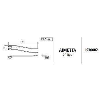 MUELLE RASTRILLO AIMETTA 2 TIPO LS30002