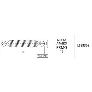 MUELLE TRACCION ARADO ERMO 12 LS99309