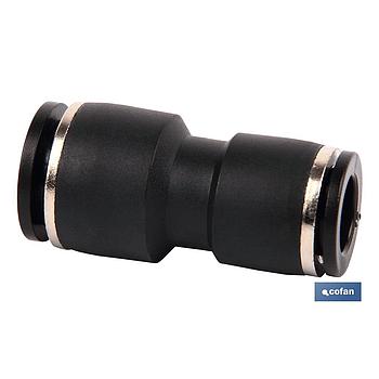 EMPALME RAPIDO REDUCCION PLASTICO T-8/6