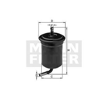 FILTRO DE COMBUSTIBLE MANN WK 614/42