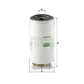 FILTRO DE COMBUSTIBLE MANN WK 940/36 X
