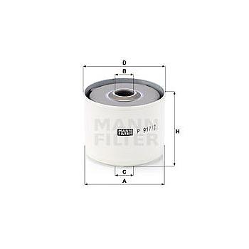 FILTRO DE COMBUSTIBLE MANN P 917/2X