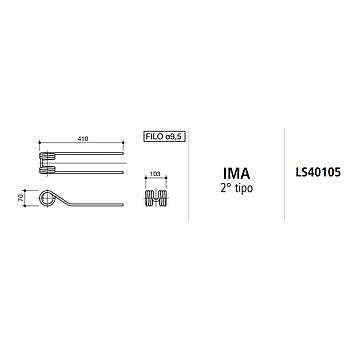 MUELLE RASTRILLO IMA 2º TIPO LS40105