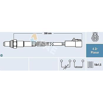 Sonda Lambda FAE 77418