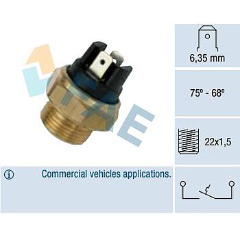 Termocontacto ventilador FAE 37480 Universal